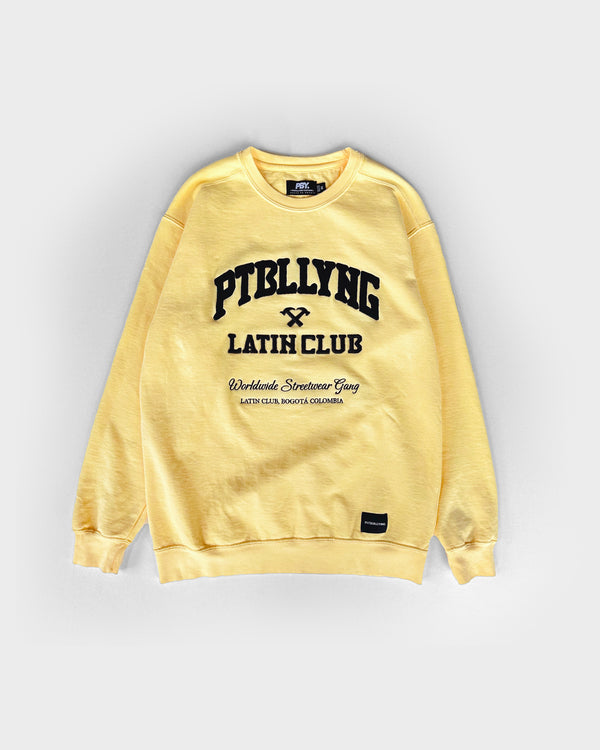 Crewneck Latin Club - Vintage Amarillo