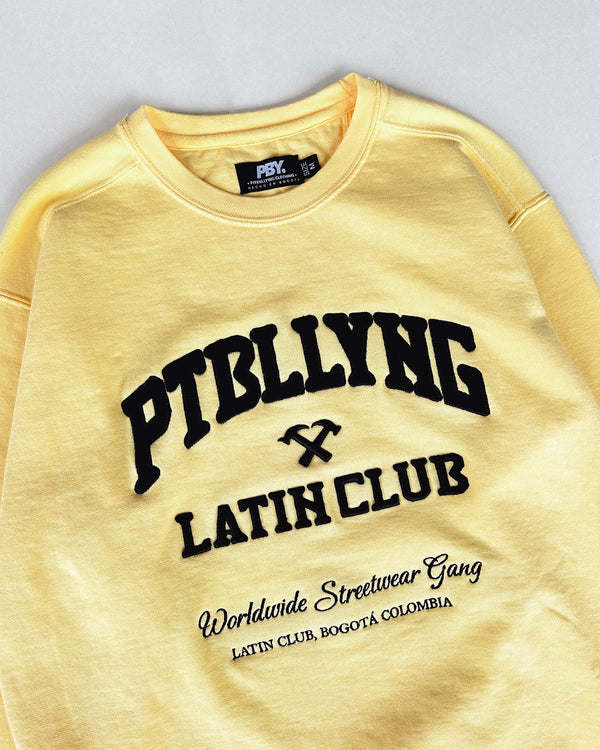 Crewneck Latin Club - Vintage Amarillo