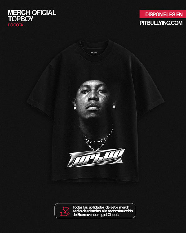 Camiseta Topboy TGR Oversize Negro